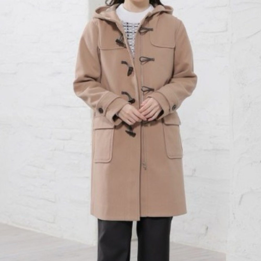 Isaac Mizrahi for Target Collab Wool Blend Hooded Duffel Coat Size L